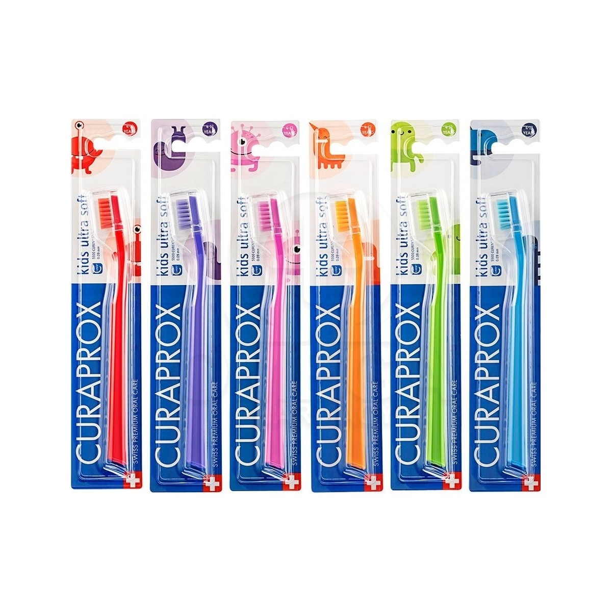 CURAPROX Kids Toothbrush Ultra Soft Πολύ Μαλακή Οδοντόβουρτσα για Παιδιά  4-12 Ετών σε Διάφορα Χρώματα 1τμχ