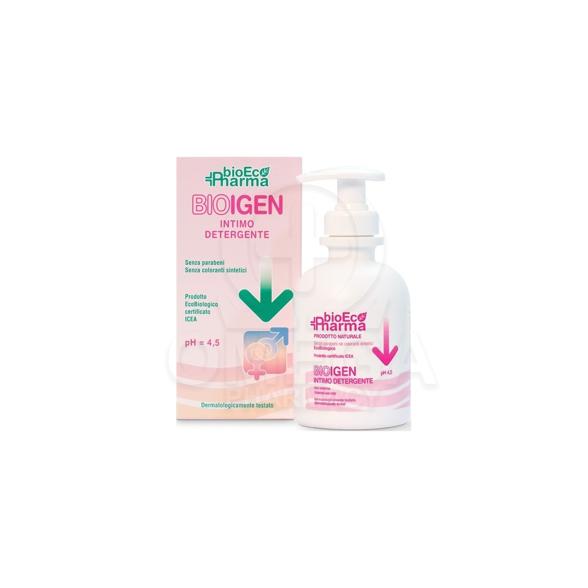 BEMA Bioigen Intimate Hygiene Soap Υγρό Σαπούνι Καθαρισμού για την Ευαίσθητη  Περιοχή με pH4.5 250ml