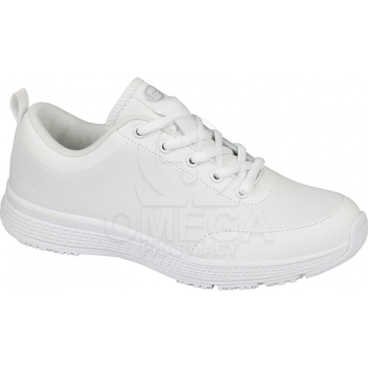 SCHOLL Energy Plus Professional Woman Γυναικείο Ανατομικό Δερμάτινο Sneaker  Νο 39 σε Λευκό Χρώμα 1 Ζευγάρι