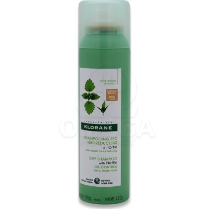 KLORANE Dry Shampoo Spray Sec Ortie for Dark Hair Ξηρό Σαμπουάν σε Σπρέι  για Καστανά-Σκούρα
