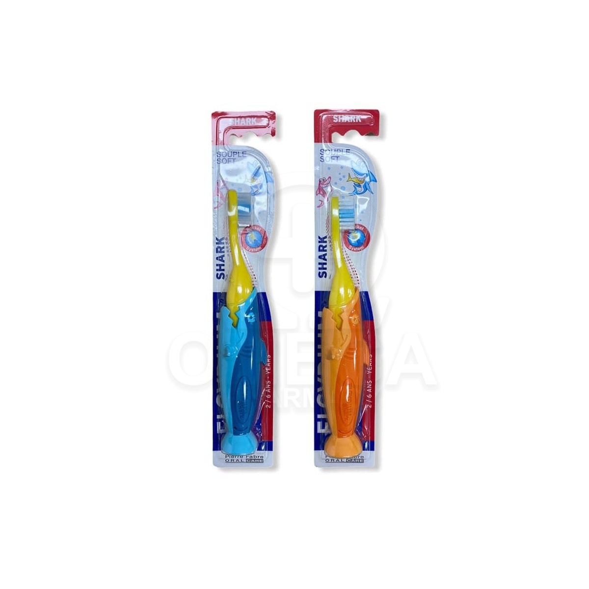 ELGYDIUM Kids Shark Οδοντόβουρτσα για Παιδιά 2-6 ετών σε Διάφορα Χρώματα  1τμχ