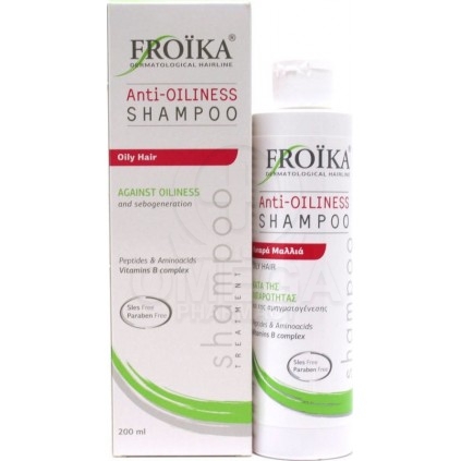 FROIKA Anti Oiliness Shampoo Σαμπουάν για Λιπαρά Μαλλιά 200ml
