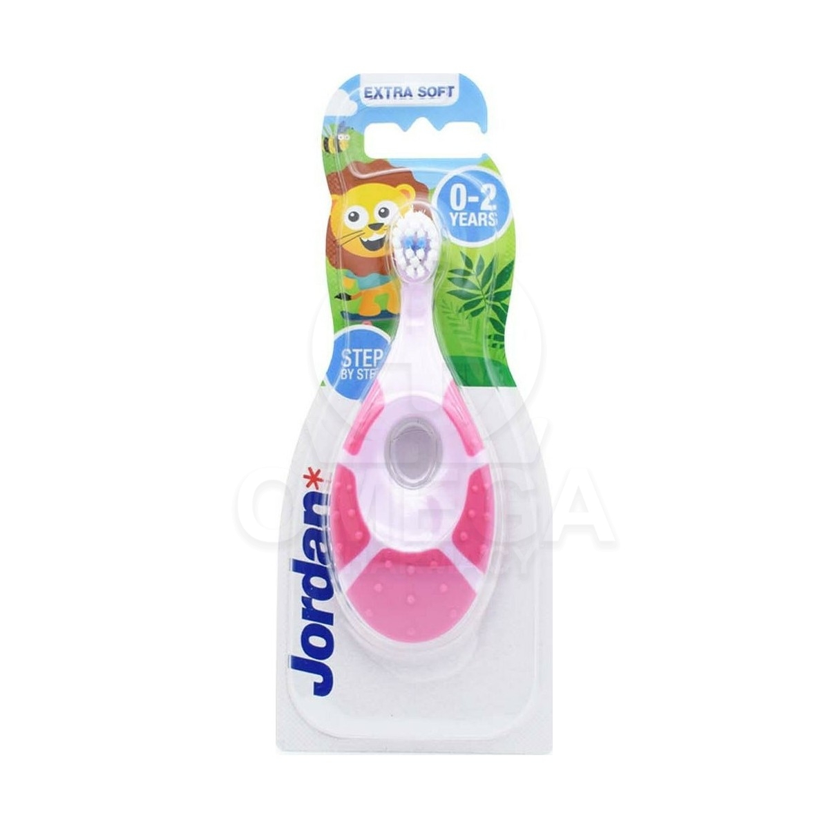 JORDAN Kids Toothbrush Step 1 Οδοντόβουρτσα για Παιδιά 0-2 Ετών σε Διάφορα  Χρώματα 1τμχ