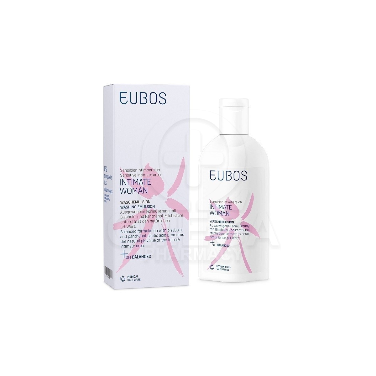 EUBOS Intimate Woman Washing Emulsion Υγρό Καθαρισμού για την Ευαίσθητη  Περιοχή, 200ml