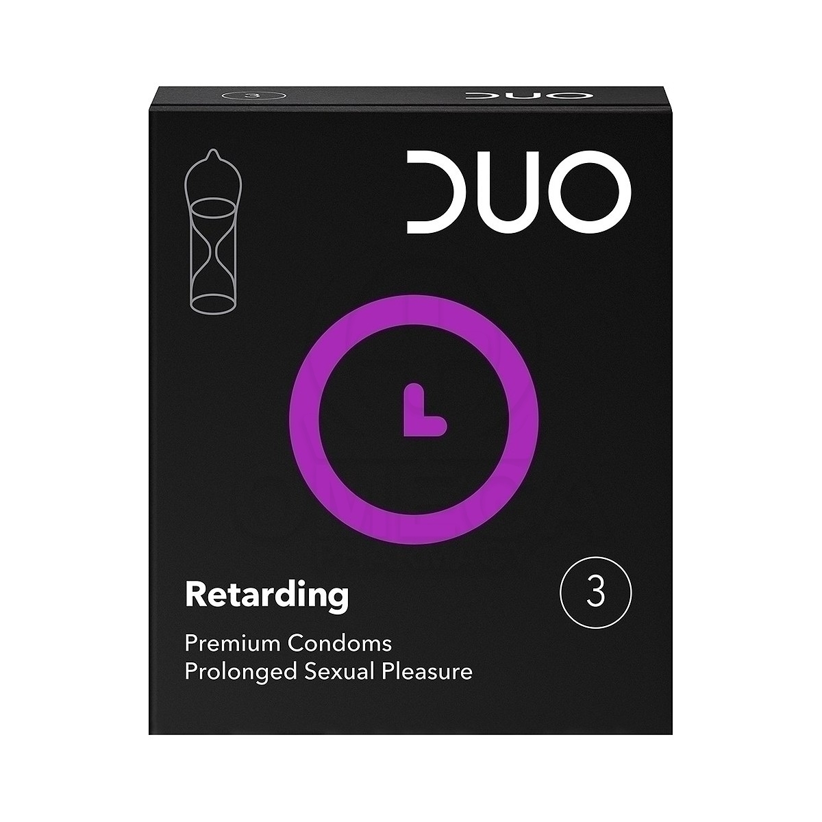 DUO Retarding Προφυλακτικά με Επιβραδυντικό 3τμχ