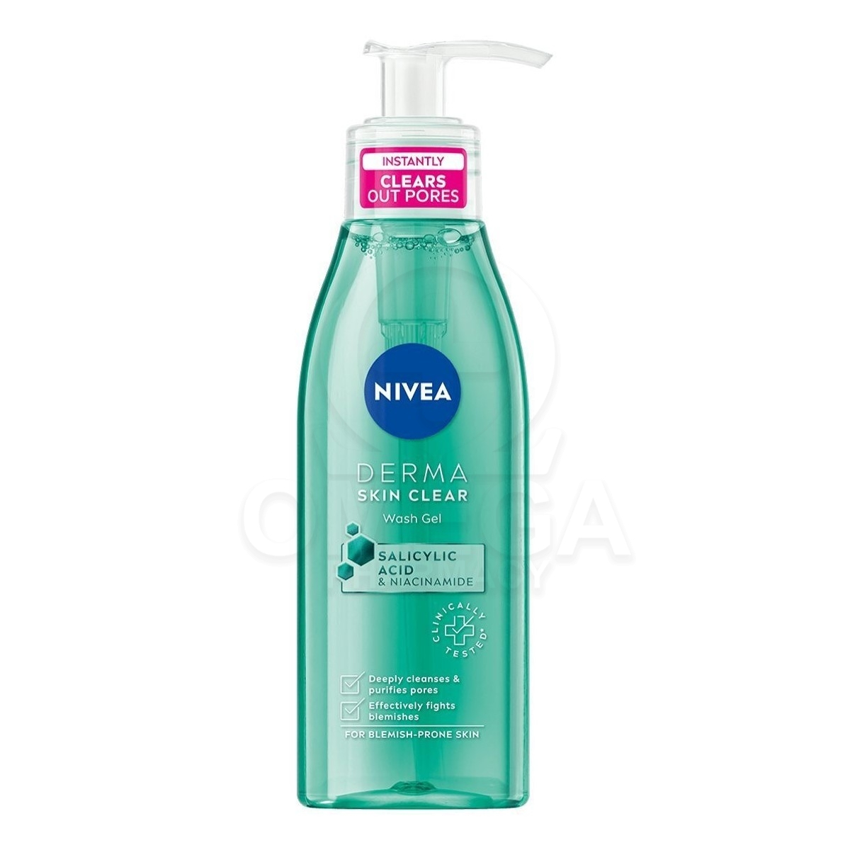 NIVEA Derma Skin Clear Gel Καθαρισμού Προσώπου 150ml
