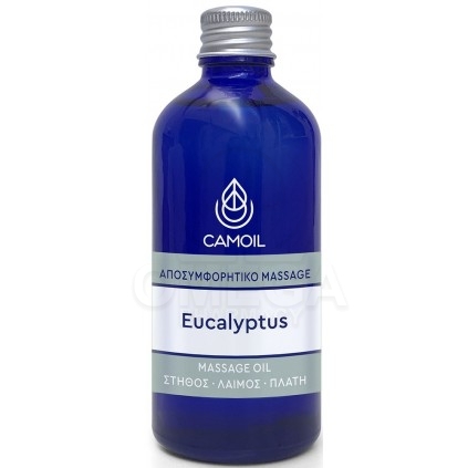 ZARBIS Camoil Relieving Eucalyptus Oil Ανακουφιστικό Έλαιο Ευκαλύπτου για Συμπτώματα Κρυολογήματος 100ml