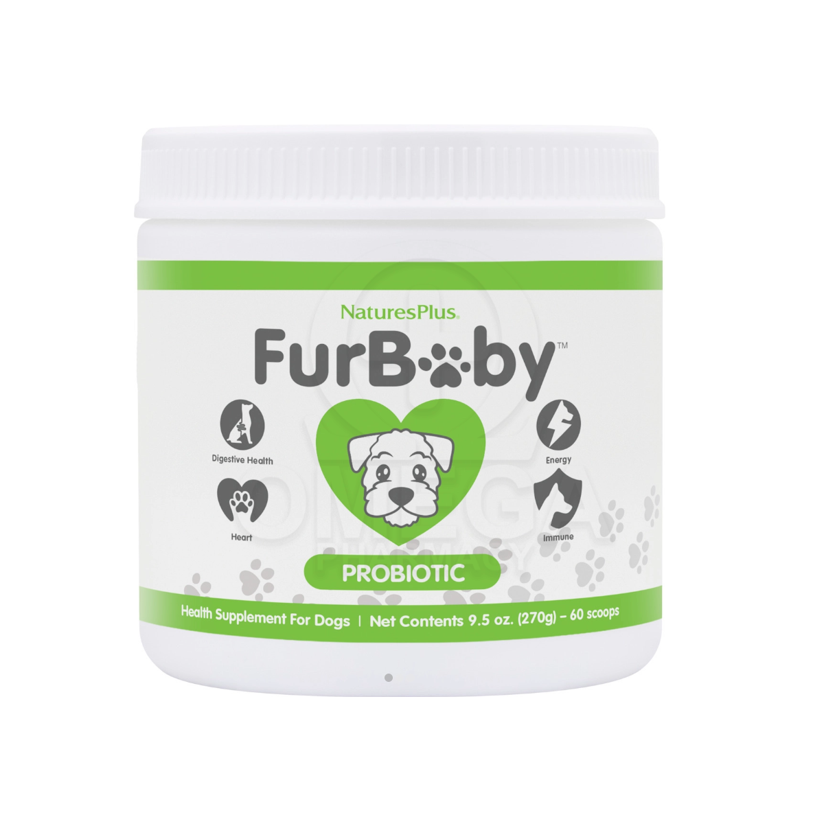 NATURES PLUS FurBaby Probiotic Προβιοτικά Σκύλου σε Σκόνη 270gr