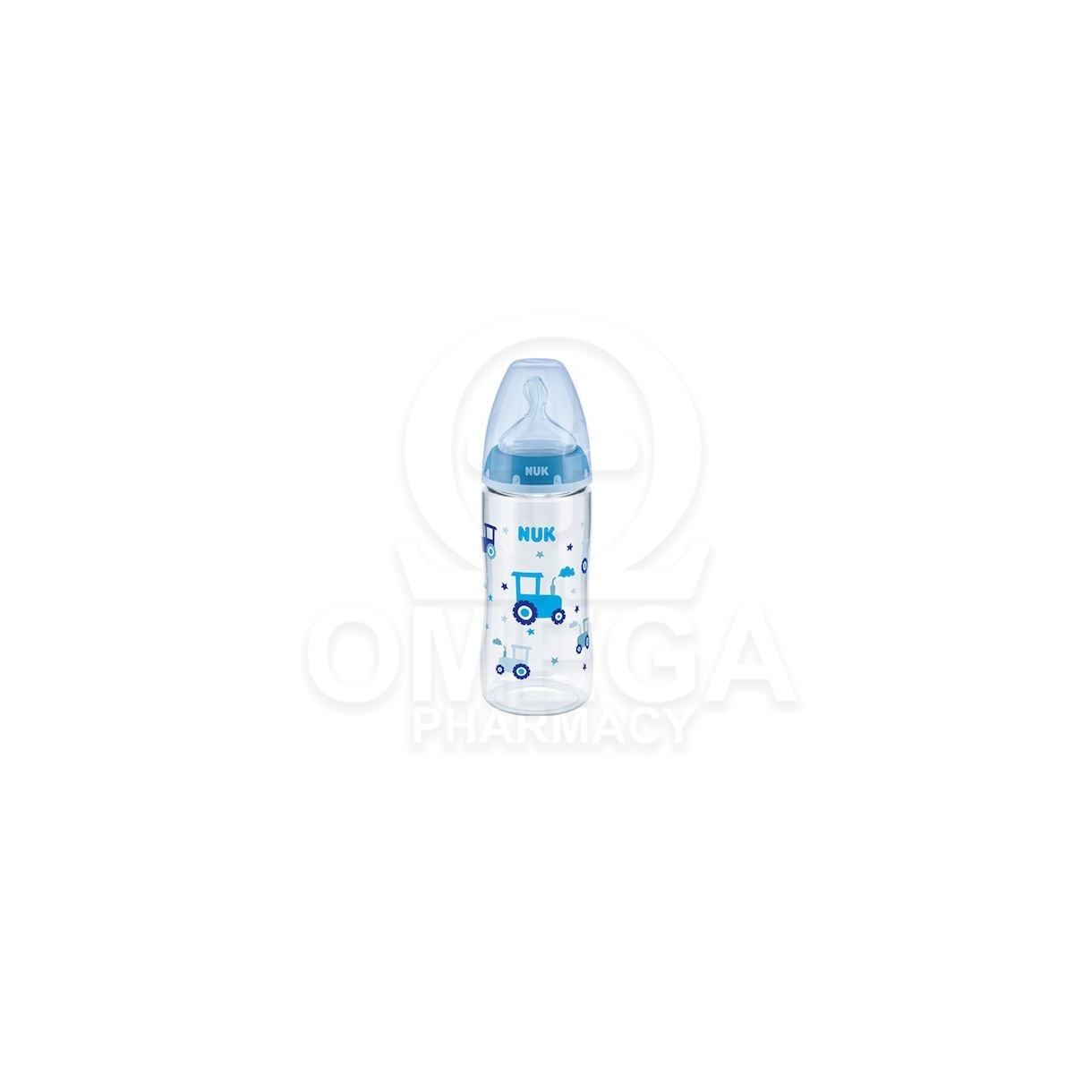 NUK First Choice+ Πλαστικό Μπιμπερό με Temperature Control, Κατά των  Κολικών & Θηλή Σιλικόνης XL 6-18m σε Διάφορα Χρώματα 360ml