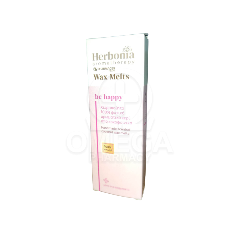 PHARMACEN Herbonia Aromatherapy Wax Melts Be Happy Αρωματικό Κερί 6x40gr