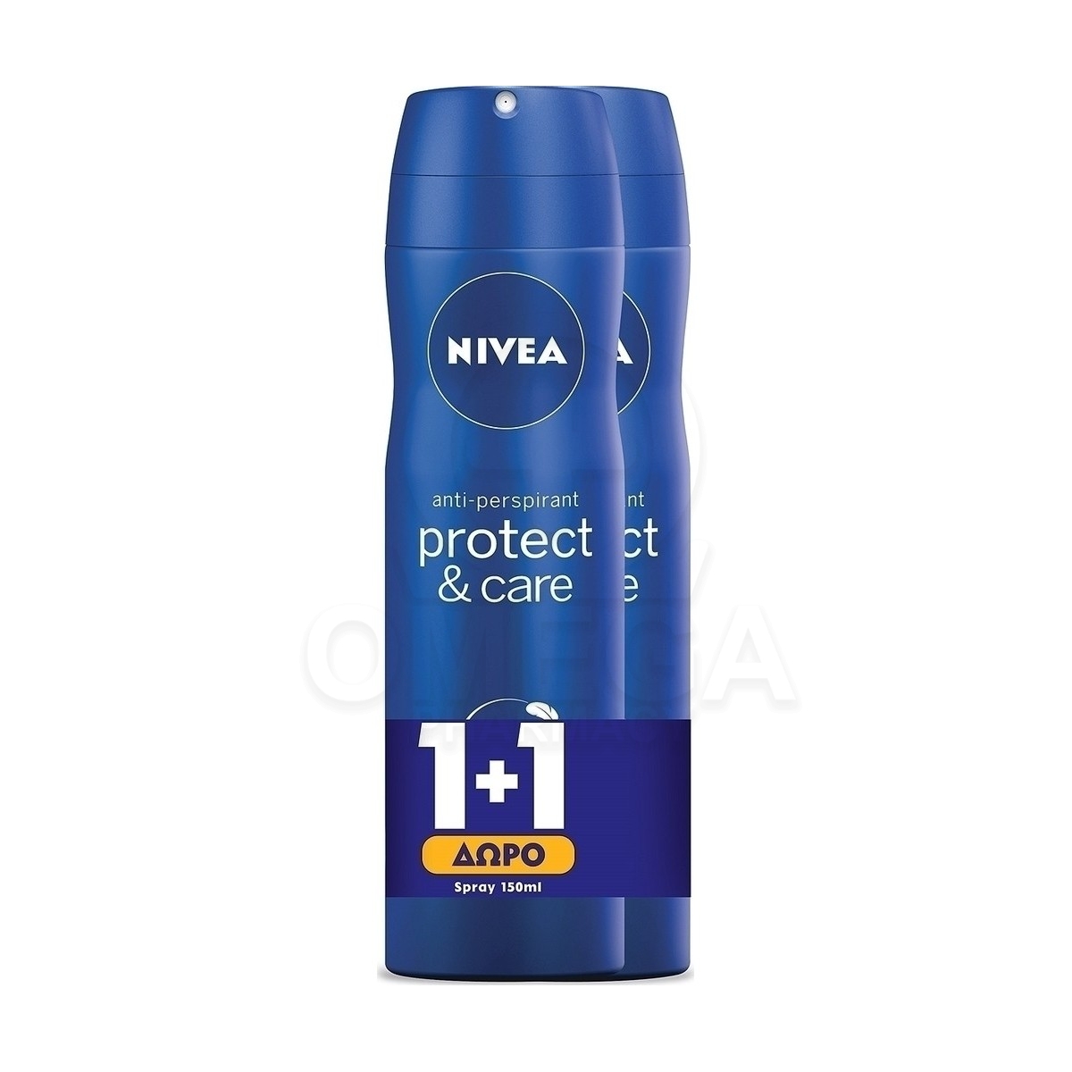 NIVEA Promo Protect & Care 48h Γυναικείο Αποσμητικό Spray 2x150ml 1+1 Δώρο