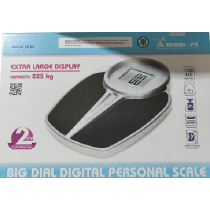 MOMERT Big Dial Digital Personal Scale Ψηφιακή Ζυγαριά έως 225kg 1τμχ