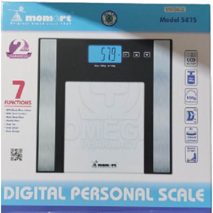 MOMERT 5875 Digital Personal Scale Ψηφιακή Ζυγαριά 1τμχ