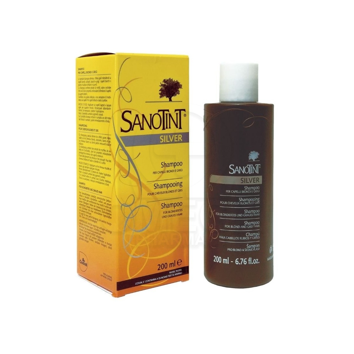 Sanotint Shampoo Silver Σαμπουάν για Ξανθά και Γκρίζα Μαλλιά-200ml
