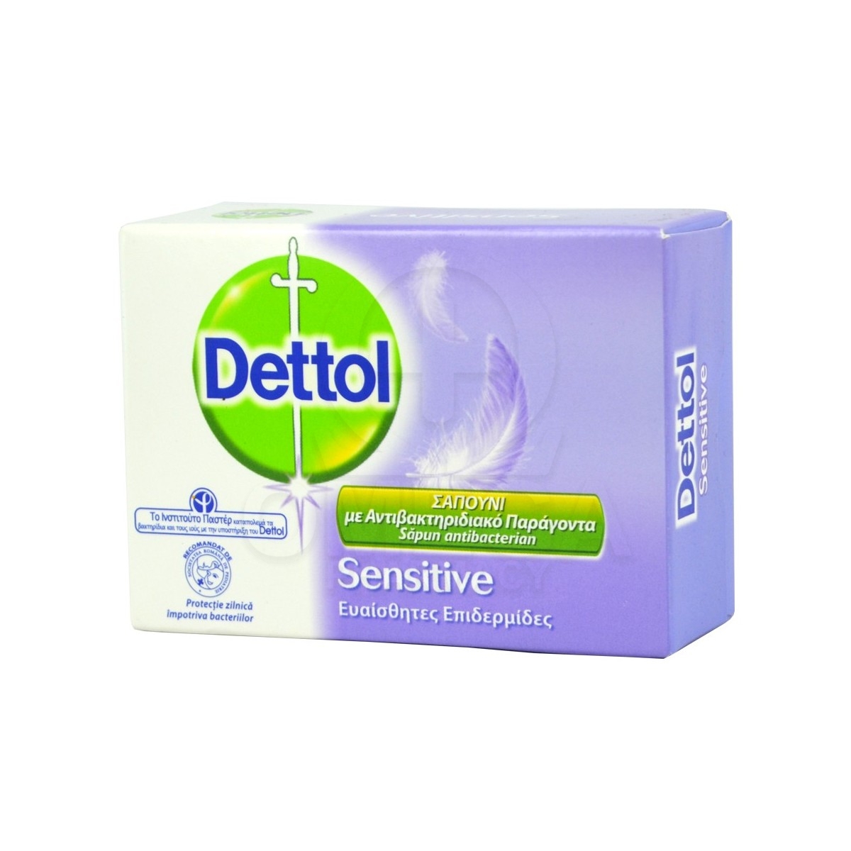 DETTOL Sensitive Αντιβακτηριδιακό Σαπούνι για Ευαίσθητες Επιδερμίδες 100gr  1τμχ