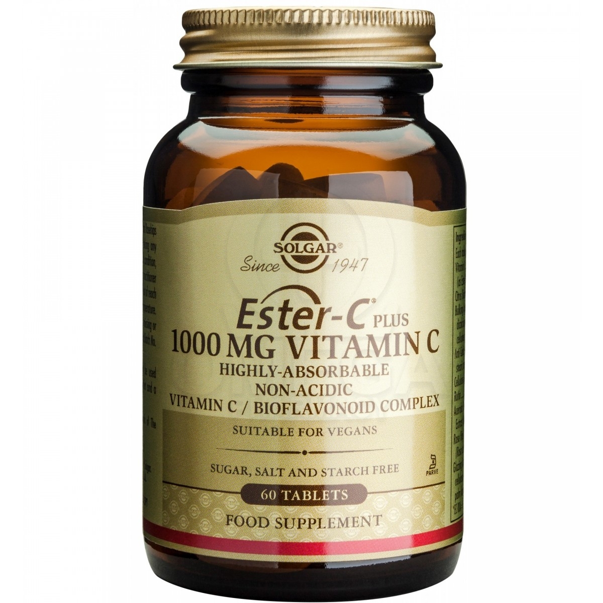 Συμπληρωματα διατροφης - SOLGAR Ester-C Plus 1000mg Vitamin C Συμπλήρωμα  Διατροφής Βιταμίνης C για την Καλή Υγεία του Ανοσοποιητ