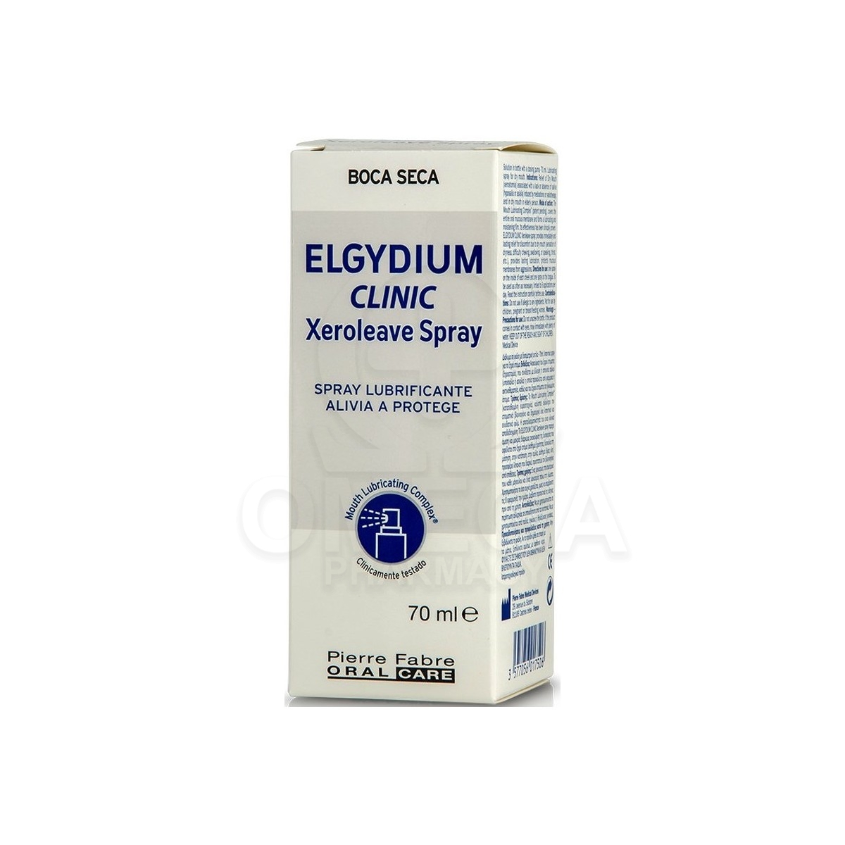 ELGYDIUM Clinic Xeroleave Spray Λιπαντικό Σπρέι Ανακουφίζει από τα  Συμπτώματα της Ξηροστομίας 70ml