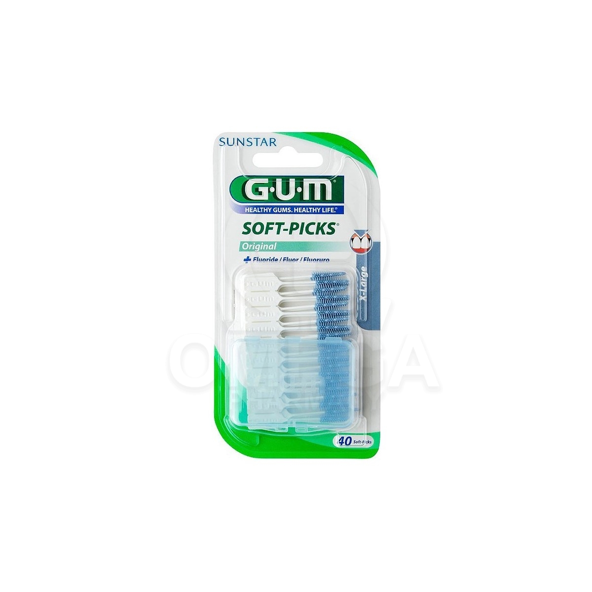 GUM 636 Soft-Picks Original Extra Large Fluoride Μεσοδόντια Βουρτσάκια Μιας  Χρήσης Extra Large Μέγεθος 40 Τεμάχια