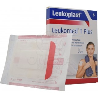 BSN MEDICAL Leukoplast Leukomed T Plus Αποστειρωμένα Αδιάβροχα Αυτοκόλλητα  Επιθέματα 8 x 10cm 5τμχ