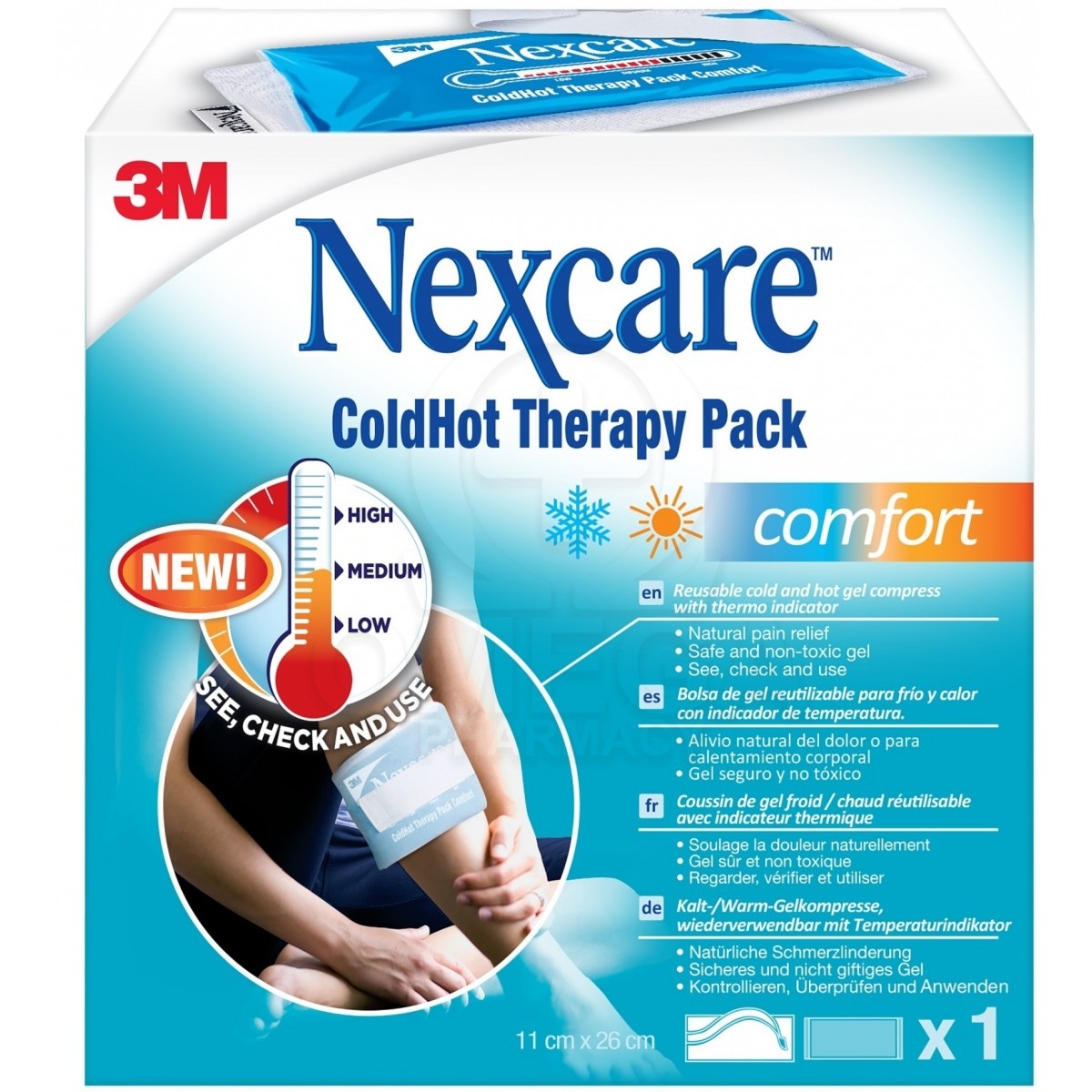 3M Nexcare ColdHot Therapy Pack Comfort 2 σε 1 Παγοκύστη &amp; Θερμοφόρα  Πολλαπλών Χρήσεων για Φυσική Ανακούφιση από τον Πόνο 11
