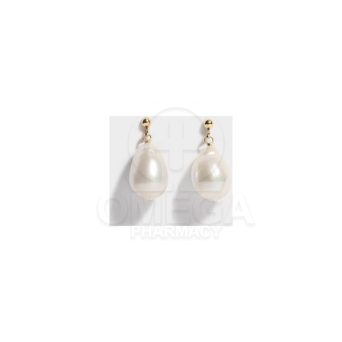 MEDISEI Dalee Jewels Earrings No 05416 Gold Plated Teardrop Pearl  Υποαλλεργικά Σκουλαρίκια από Ασήμι 925 Επιχρυσωμένα, Σταγόνα Π