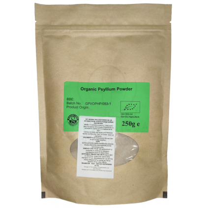 EVERTRUST Organic Psyllium Powder Husk Βιολογικό Ψύλλιο σε Σκόνη 250gr