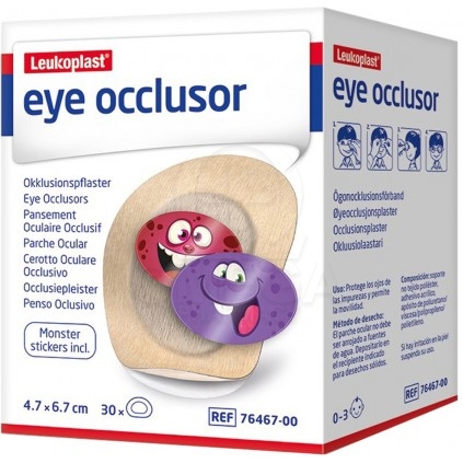 BSN MEDICAL Leukoplast Eye Occlusor Yποαλλεργικά Αυτοκόλλητα Φωτοστεγανά  Επιθέματα 4,7 x 6,7 cm 30