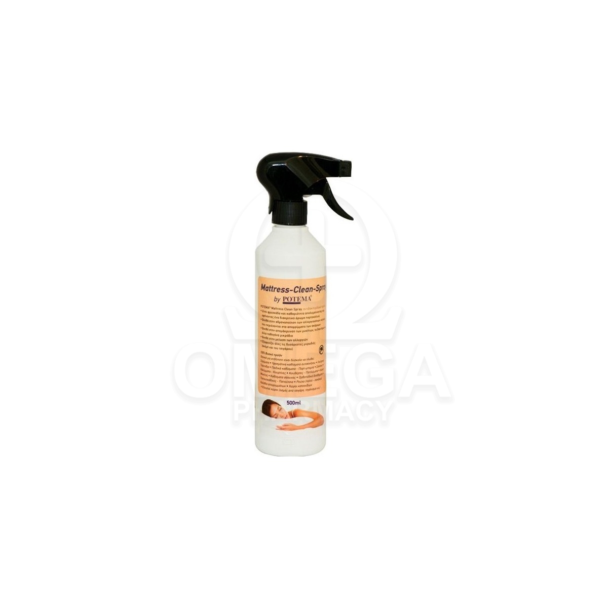 POTEMA Mattress Clean Spray Αντιβακτηριδιακό Σπρέι Κατά των Ακάρεων 500ml