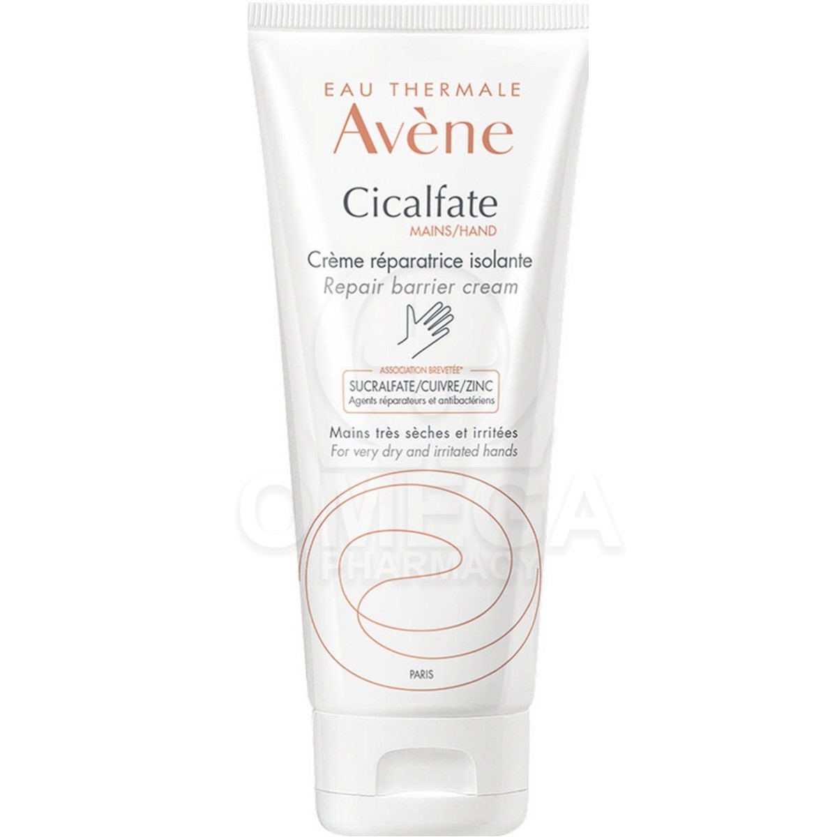 AVENE Cicalfate Hand Cream Επανορθωτική Κρέμα Χεριών 100ml