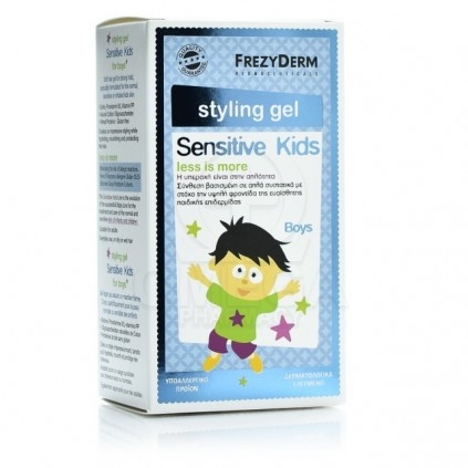 FREZYDERM Sensitive Kids Styling Gel Παιδικό Ζελέ Μαλλιών για Δυνατό  Κράτημα, 100ml
