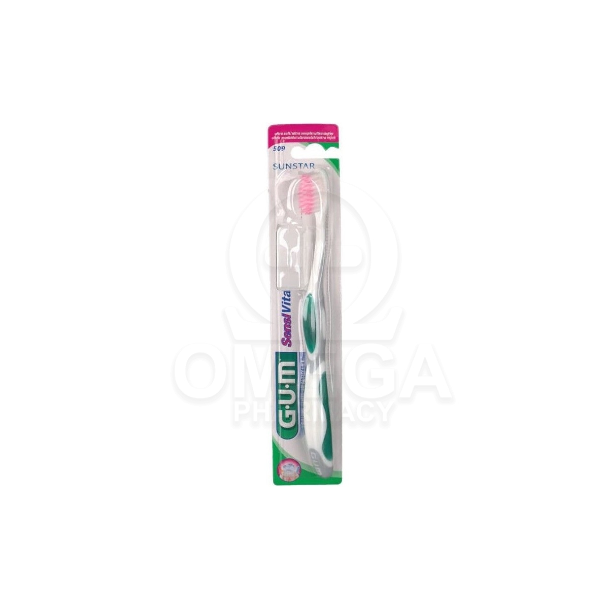 GUM Sensivital Toothbrush 509 Ultra Soft, Οδοντόβουρτσα για Ευαίσθητα Ούλα,  1τμχ